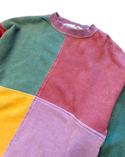 Load image into Gallery viewer, Renegade Colour Block Panel Crewneck Jumper (Vintage)