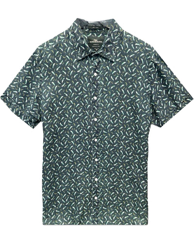 Rodd & Gunn Short Sleeve Linen Shirt All Over Print