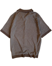 Load image into Gallery viewer, Rolla&#39;s Short Sleeve Bowler Knit Shirt in Brown
