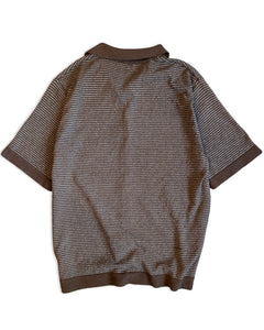Rolla's Short Sleeve Bowler Knit Shirt in Brown