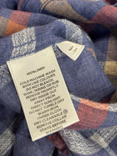 Load image into Gallery viewer, SABA Pure Linen Short Sleeve Shirt in Plaid Print