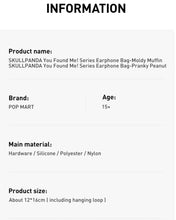 Load image into Gallery viewer, SKULLPANDA You Found Me！Series Earphone Bag Moldy Muffin