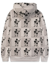 Load image into Gallery viewer, Butter Goods x Disney Mickey Mouse Halftone Hoodie in Cement ⏐ Size XL