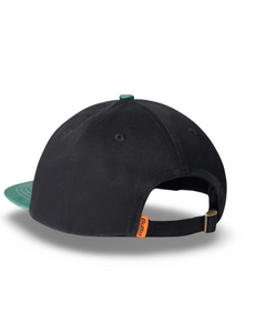 Butter Goods Bouquet 6 Panel Hat in Black and Sage