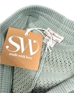 Seven Wonders Samia Crochet Short in Sage Green (2023)