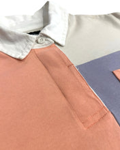 Load image into Gallery viewer, Stussy Long Sleeve Cropped Polo Shirt Colourblock