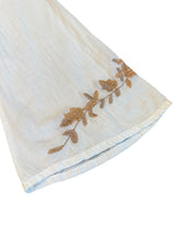 Load image into Gallery viewer, Sun 'N' Sand Embroidered Tunic Dress in White and Tan