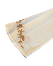 Load image into Gallery viewer, Sun 'N' Sand Embroidered Tunic Dress in White and Tan