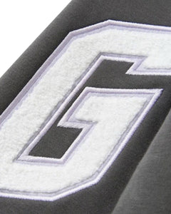 Geedup Team Logo Hoodie in Asphalt Grey and White (2023)