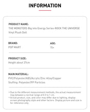 Load image into Gallery viewer, The Monsters Labubu Big into Energy Series Rock the Universe Large Vinyl Plus Doll