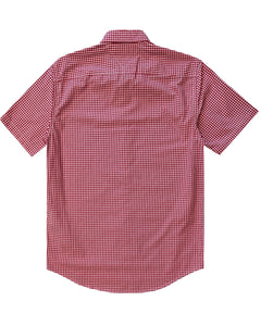 Tommy Hilfiger Short Sleeve Button Shirt in Red Check