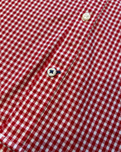 Load image into Gallery viewer, Tommy Hilfiger Short Sleeve Button Shirt in Red Check