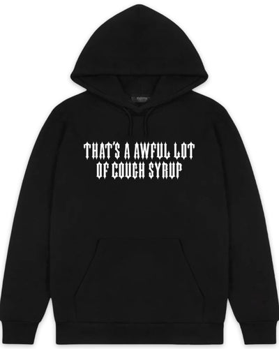 Trapstar X Awful Lot of Cough Syrup Classic Hoodie in Black