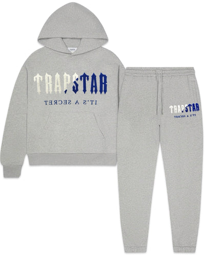Trapstar Decoded Chenille Tracksuit in Grey and Blue (2025)