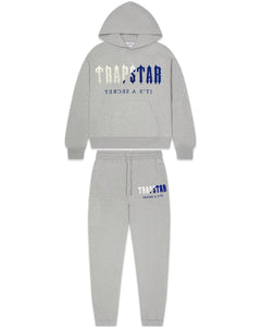 Trapstar Decoded Chenille Tracksuit in Grey and Blue (2025)