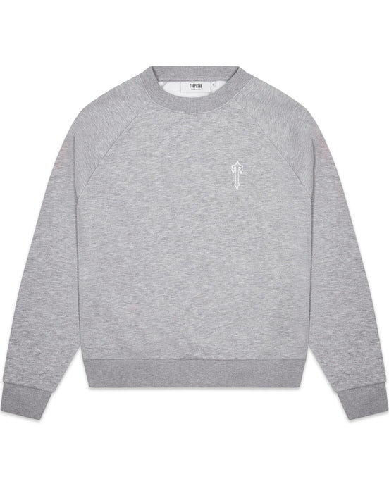 Trapstar Foundation Crewneck Jumper in Grey