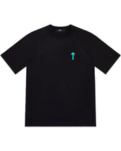 Load image into Gallery viewer, Trapstar Foundation Print Short Sleeve T-Shirt in Black and Teal (2026) | 100% Authentic – Bisy Fremantle