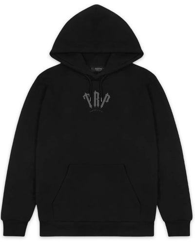 Trapstar Friends and Family Hoodie in Black and Grey