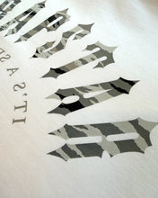 Load image into Gallery viewer, Trapstar Its a Secret Arch Short Sleeve T-Shirt in White Camo (2026)