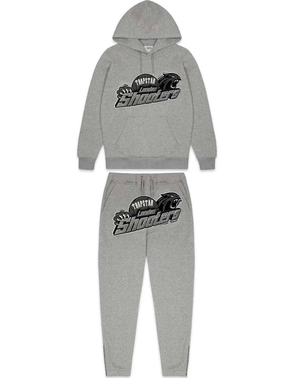 Trapstar Shooters Tracksuit in Grey Monochrome (2025)