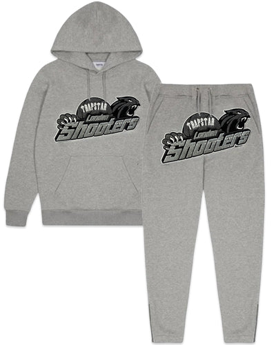 Trapstar Shooters Tracksuit in Grey Monochrome (2025)