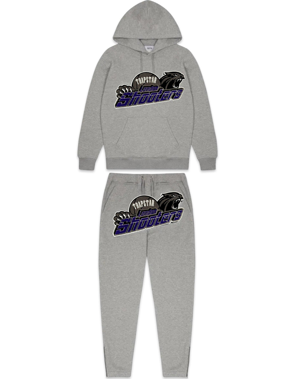 Trapstar Shooters Tracksuit in Grey and Purple (2025)