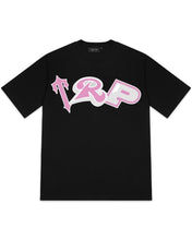 Load image into Gallery viewer, Trapstar TRP Print Short Sleeve T-Shirtin Black and Pink (2026) | 100% Authentic – Bisy Fremantle