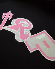 Load image into Gallery viewer, Trapstar TRP Print Short Sleeve T-Shirtin Black and Pink (2026)