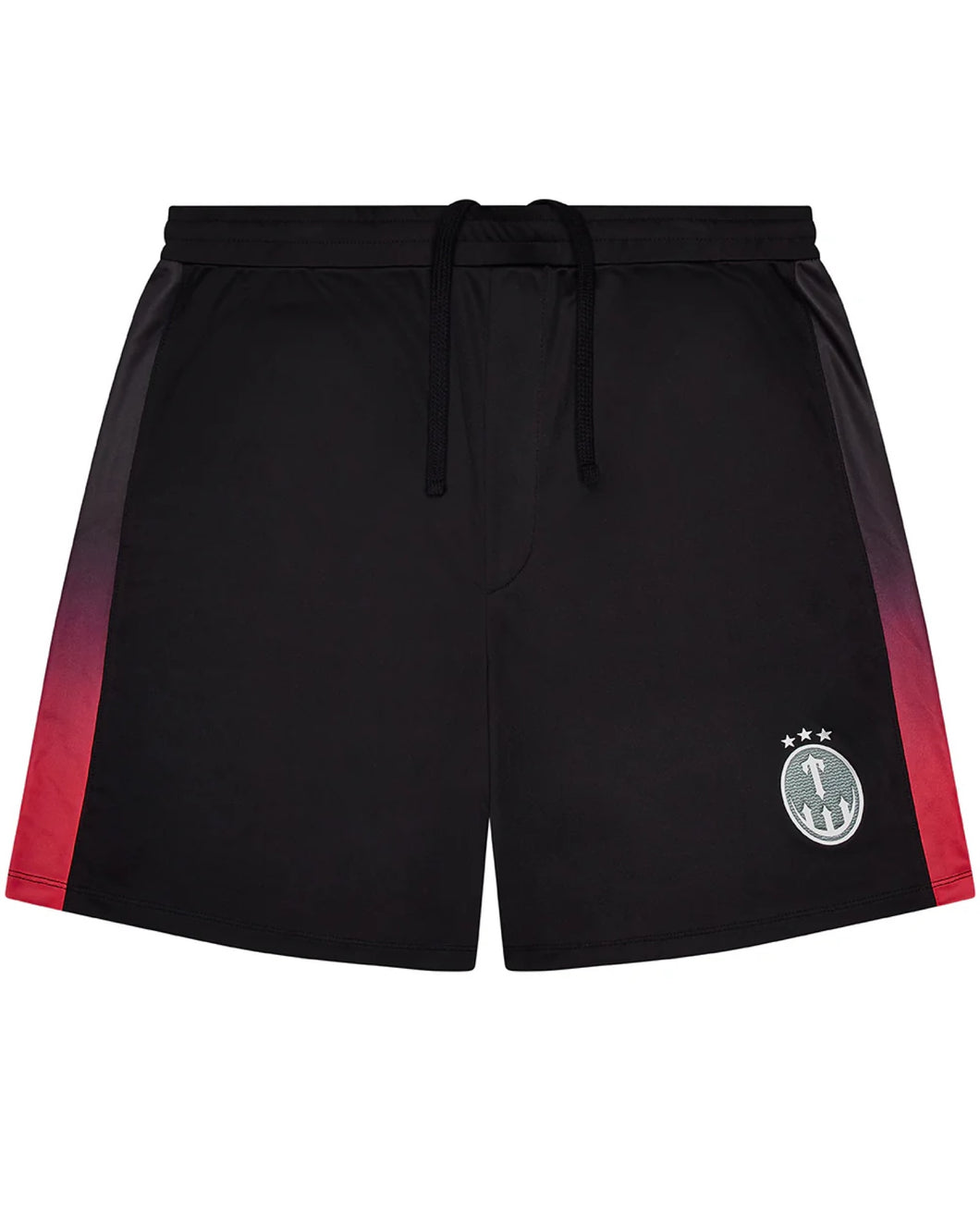 Trapstar Training Shorts in Black and Red (2025) Bisy Fremantle Authentic