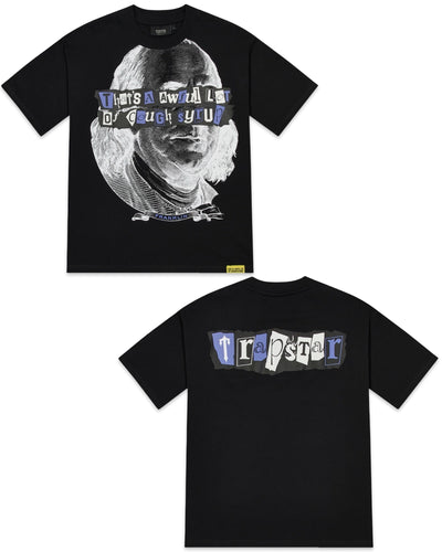 Trapstar x Awful Lot of Cough Syrup B. Franklin Tee in Black