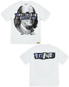 Buy the Trapstar x Awful Lot of Cough Syrup Benjamin Franklin Tee