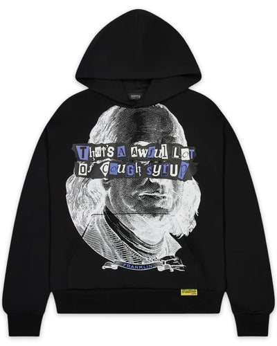 Trapstar x Awful lot of Syrup Hoodie Benjamin Franklin in Black