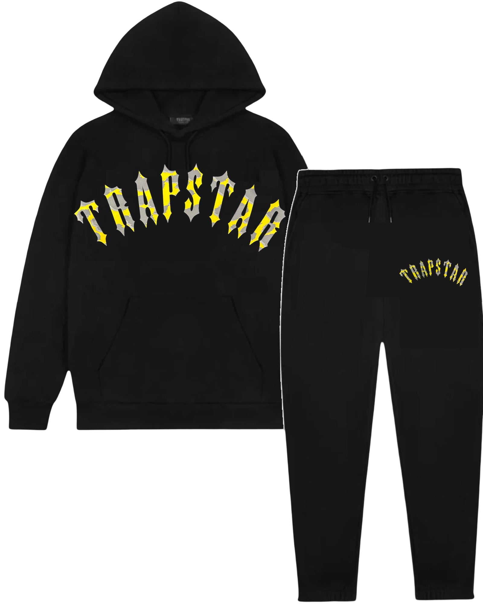 Buy the Trapstar x Central Cee Arch 23 Tracksuit Black and Yellow