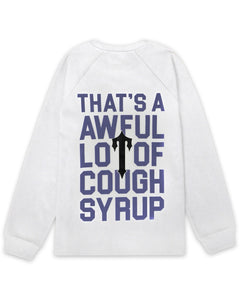 Trapstar x Cough Syrup Benjamin Frankline Long Sleeve Waffle Shirt