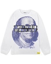 Load image into Gallery viewer, Trapstar x Cough Syrup Benjamin Frankline Long Sleeve Waffle Shirt