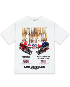 Trapstar x Cough Syrup International Showdown T-Shirt in White