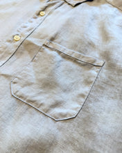 Load image into Gallery viewer, Trenery SS G French Linen Shirt in Arctic Blue