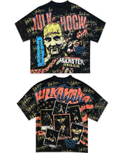 Load image into Gallery viewer, WWE x CK Hulk Hogan All Over Print T-Shirt in Black