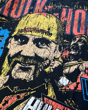 Load image into Gallery viewer, WWE x CK Hulk Hogan All Over Print T-Shirt in Black
