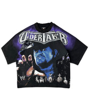 Load image into Gallery viewer, WWE x Loiter The Undertaker Short Sleeve T-Shirt in Vintage Black