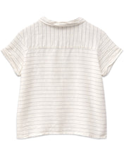 Load image into Gallery viewer, Zoe Kratzmann Striped Short Sleeve Linen Button Shirt