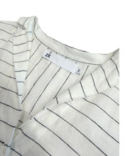 Load image into Gallery viewer, Zoe Kratzmann Striped Short Sleeve Linen Button Shirt
