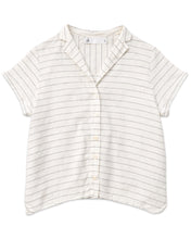 Load image into Gallery viewer, Zoe Kratzmann Striped Short Sleeve Linen Button Shirt | 100% Authentic – Bisy Fremantle Perth