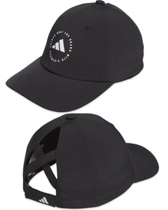 Adidas Golf 6 Panel Crisscross Hat in Black - Bisy Clothing