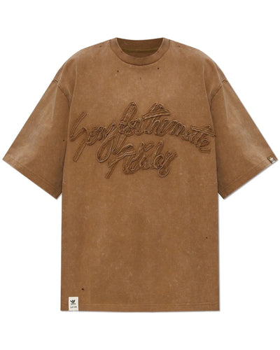 Adidas Originals X Song for the Mute x Washed T-Shirt in Earth - Bisy Clothing