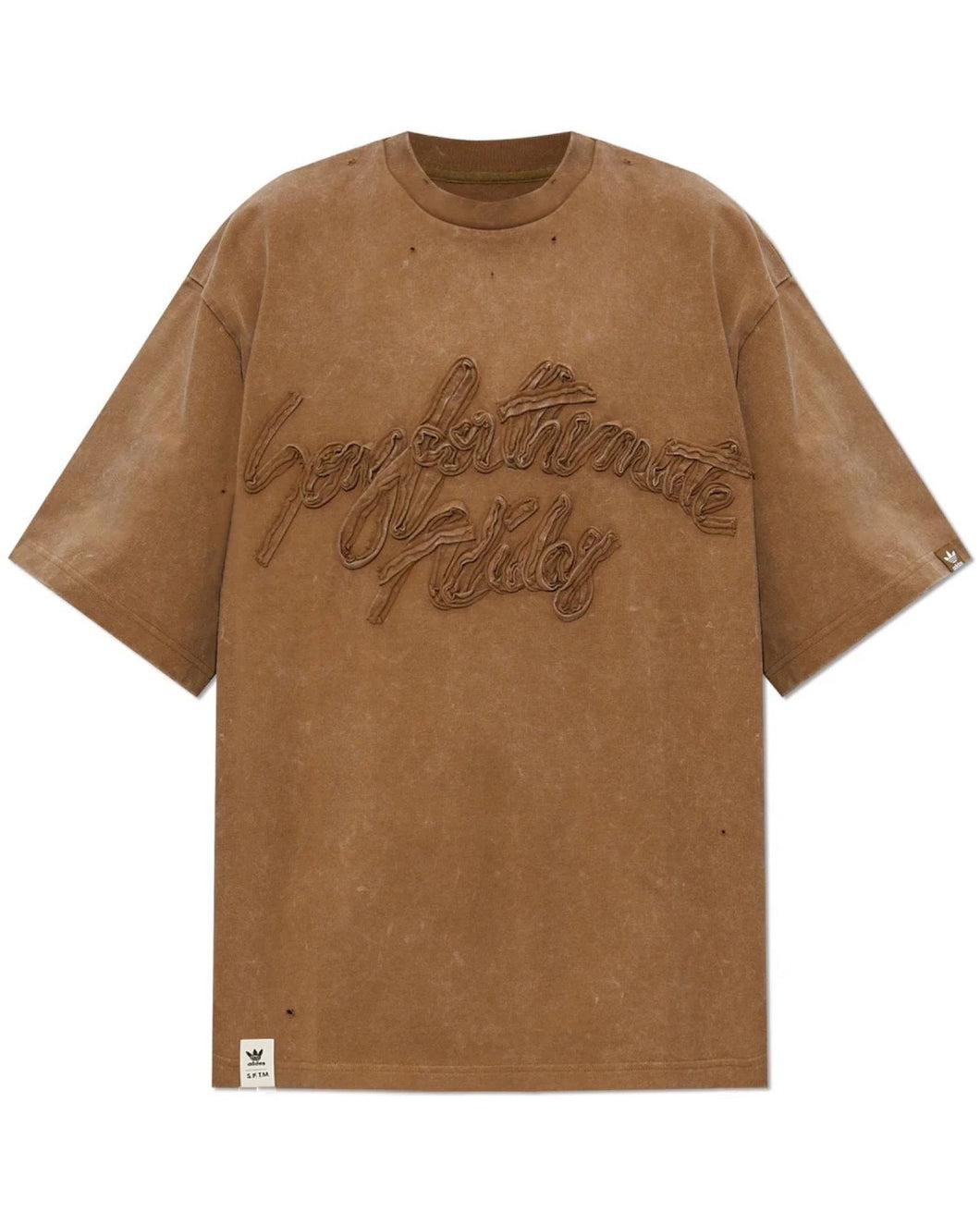 Adidas Originals X Song for the Mute x Washed T-Shirt in Earth - Bisy Clothing