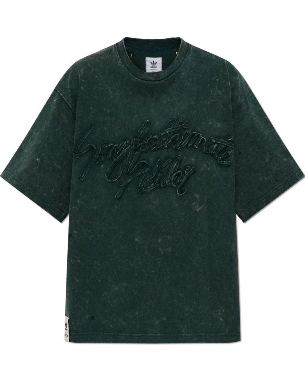 Adidas Originals X Song for the Mute x Washed T-Shirt in Shadow Green - Bisy Clothing
