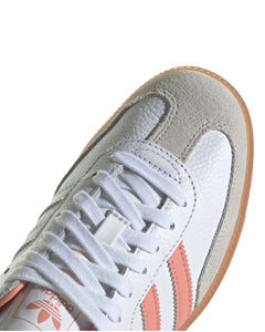 Adidas Samba OG in White / Clay Pink - Bisy Clothing