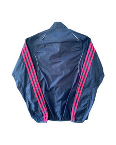 ADIDAS Size XS (6)Response Blue and Pink Light Track Jacket Womens OCT1221 - Bisy Clothing