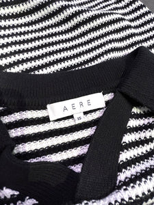 Aere Wynn Organic Cotton Knit Polo⏐ Size XS - Bisy Clothing